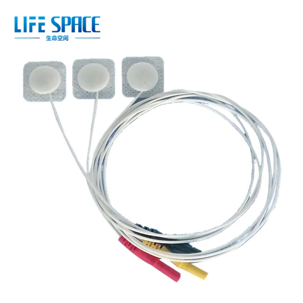 DSBP ECG EKG Electrode Patch Pads with lead wires paediatric/neonates