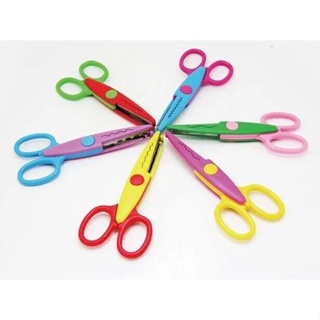 3 /6 Pcs Craft Scissors Decorative Edge Art Laciness Scissor For
