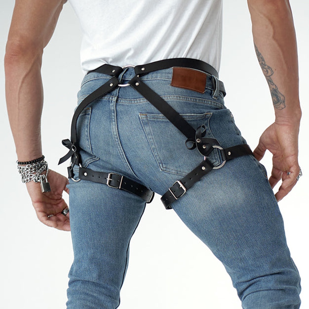  Leg Belt Men Harness Belts Gay Body Bondage Lingerie Gay Clothing For 