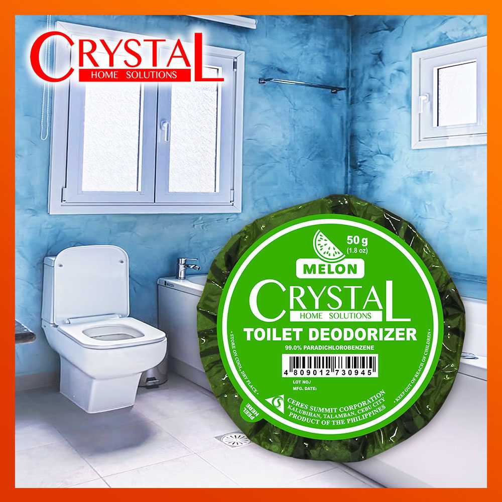 Crystal Toilet Deodorizer Melon Scent 50 gms x 2 Shopee Philippines