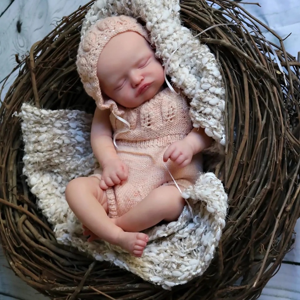 1820" Rosalie Girl/Boy With Belly Bebe Reborn Dolls 3D Painted