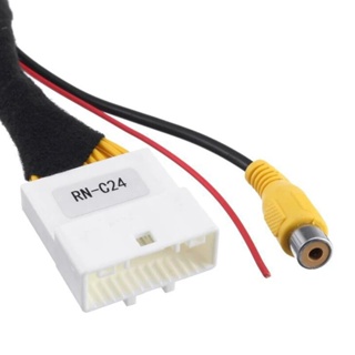 24 Pin Rear Backup Reversing Camera Video Adapter Connection Cable For