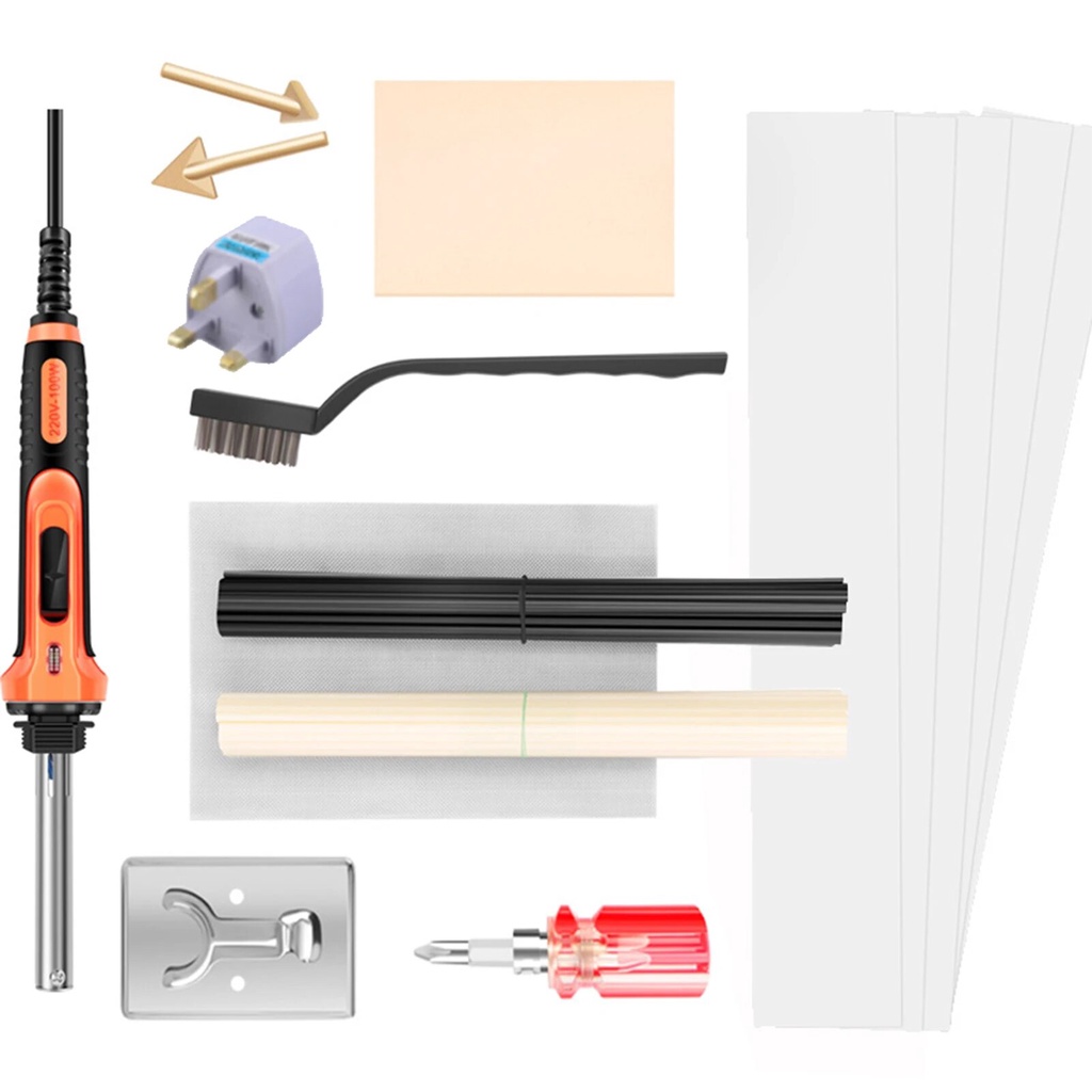 ♥Welding Repair Kit Welding Kit With Welder Rods With 40 PP Rods 2 ...