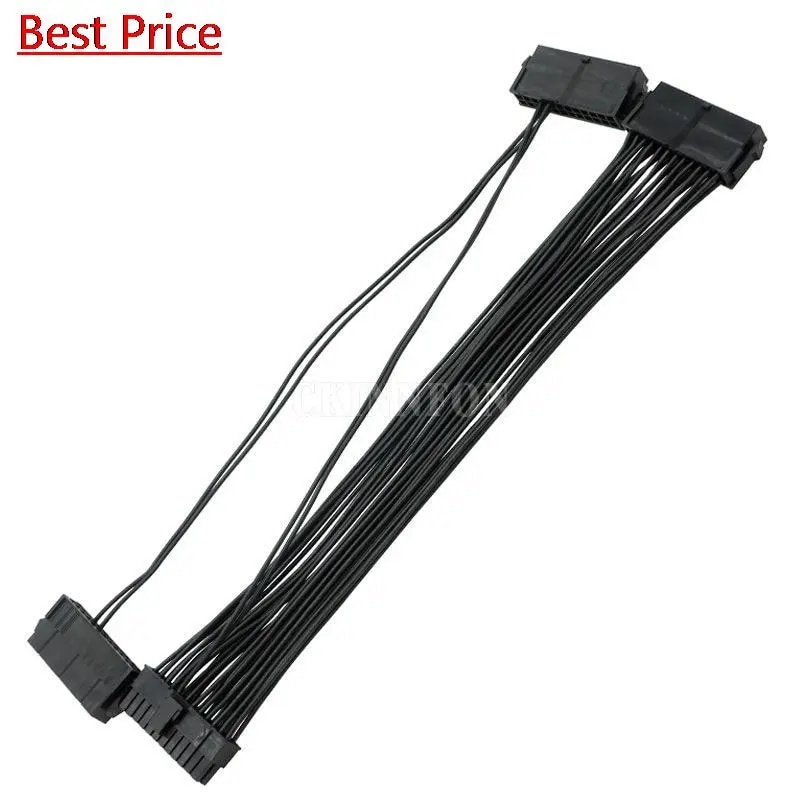 50Pcs/lot All Copper 24pin Computer Three Power Synchronization Line ...