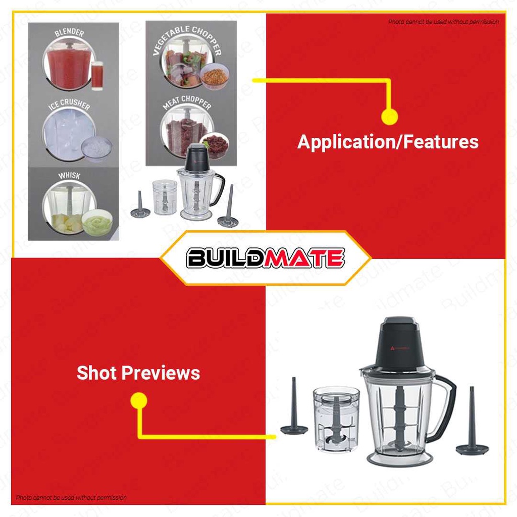 HANABISHI Super Blender Meat Grinder Food Chopper Vegetable Chopping