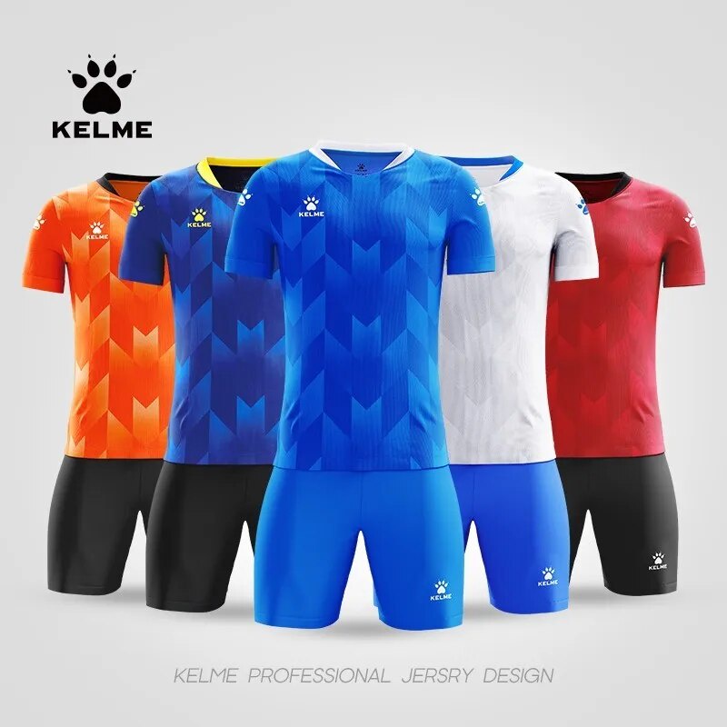 ♠KELME Soccer Jersey Custom Football Uniform Men Boys Soccer Clothes