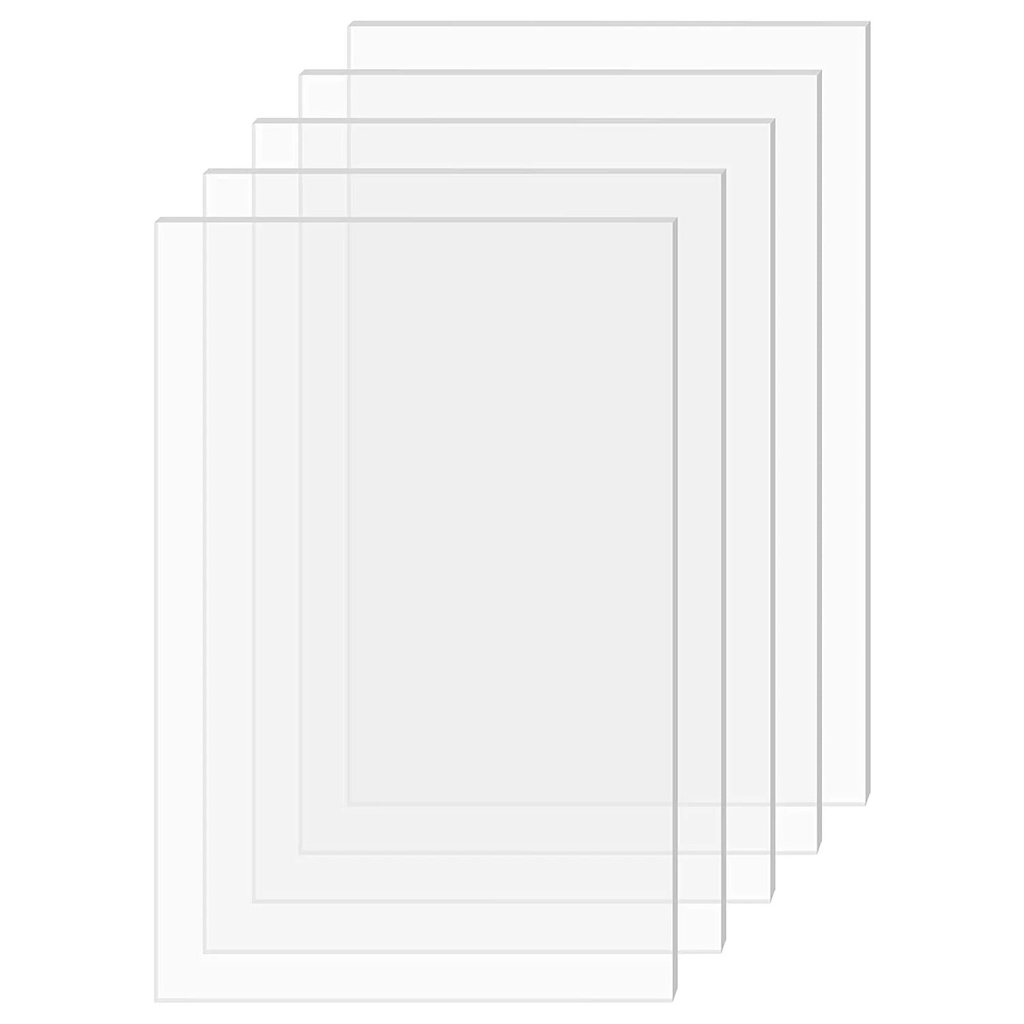 ☞Custom Size Acrylic Sheet Clear Plexiglass Photo Frame HandPainted