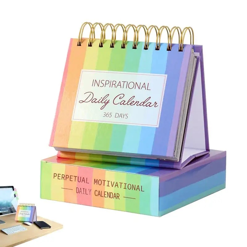 ☠Motivational Calendar 2024 FullColor Daily Affirmation Calendar