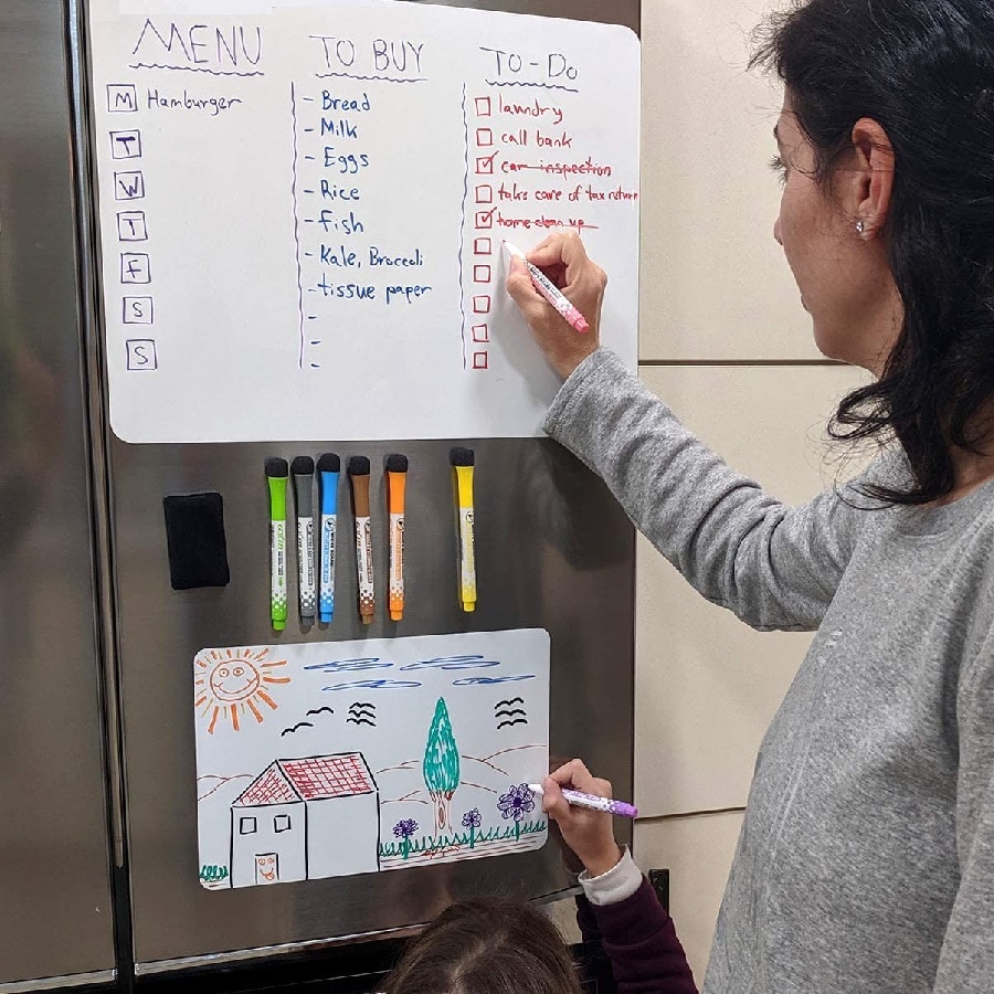 ≈A3 A4 Size Dryerase Whiteboard for Fridge White Board