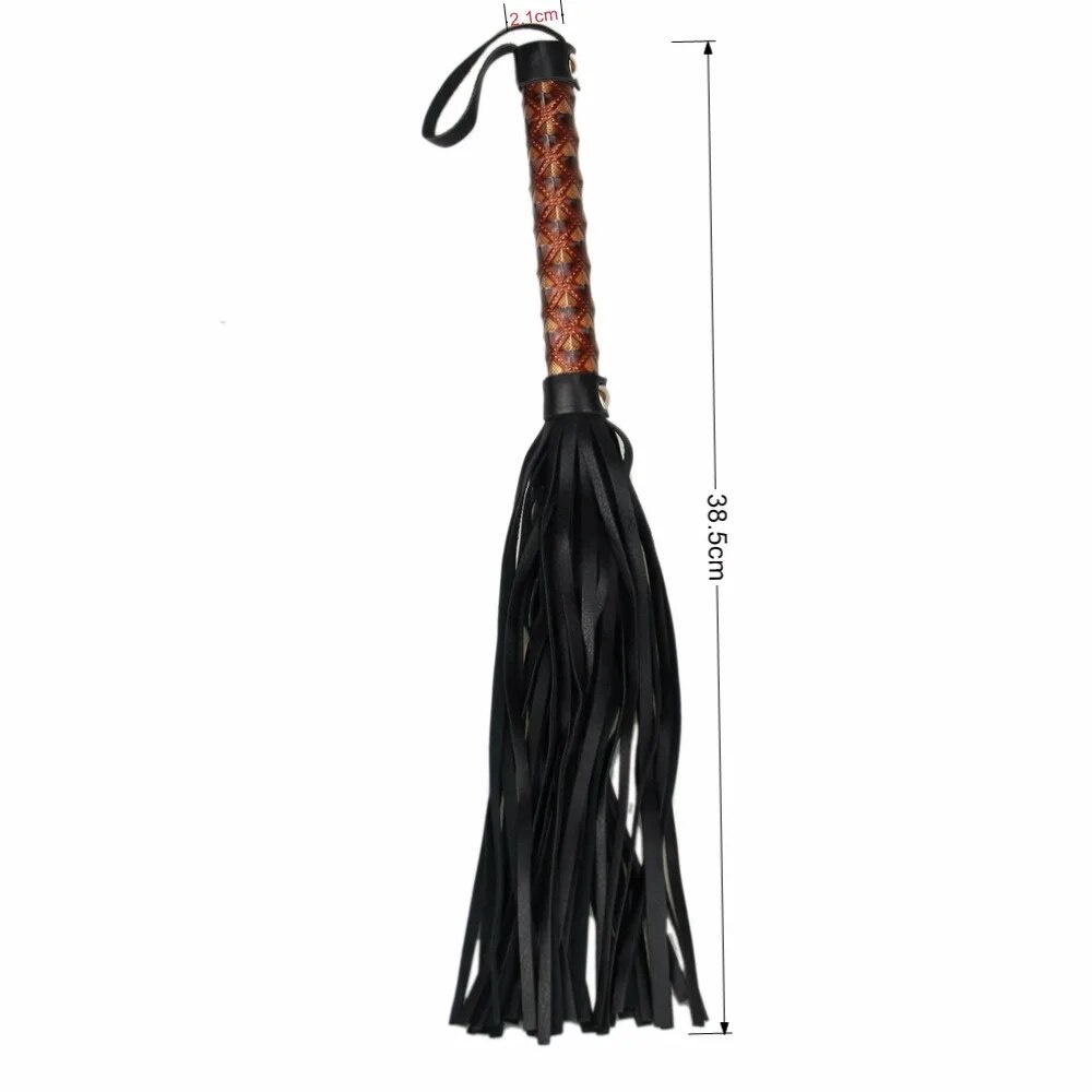 3 Colors Leather Spanking Fetish Whip Flogger Sex Toys For Couples Sexy Policy Adult Games Flirt