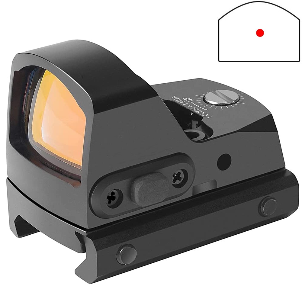 Mini Reflex Red Dot Sight for Pistols Rifles Shotguns 3MOA Tactical Gun