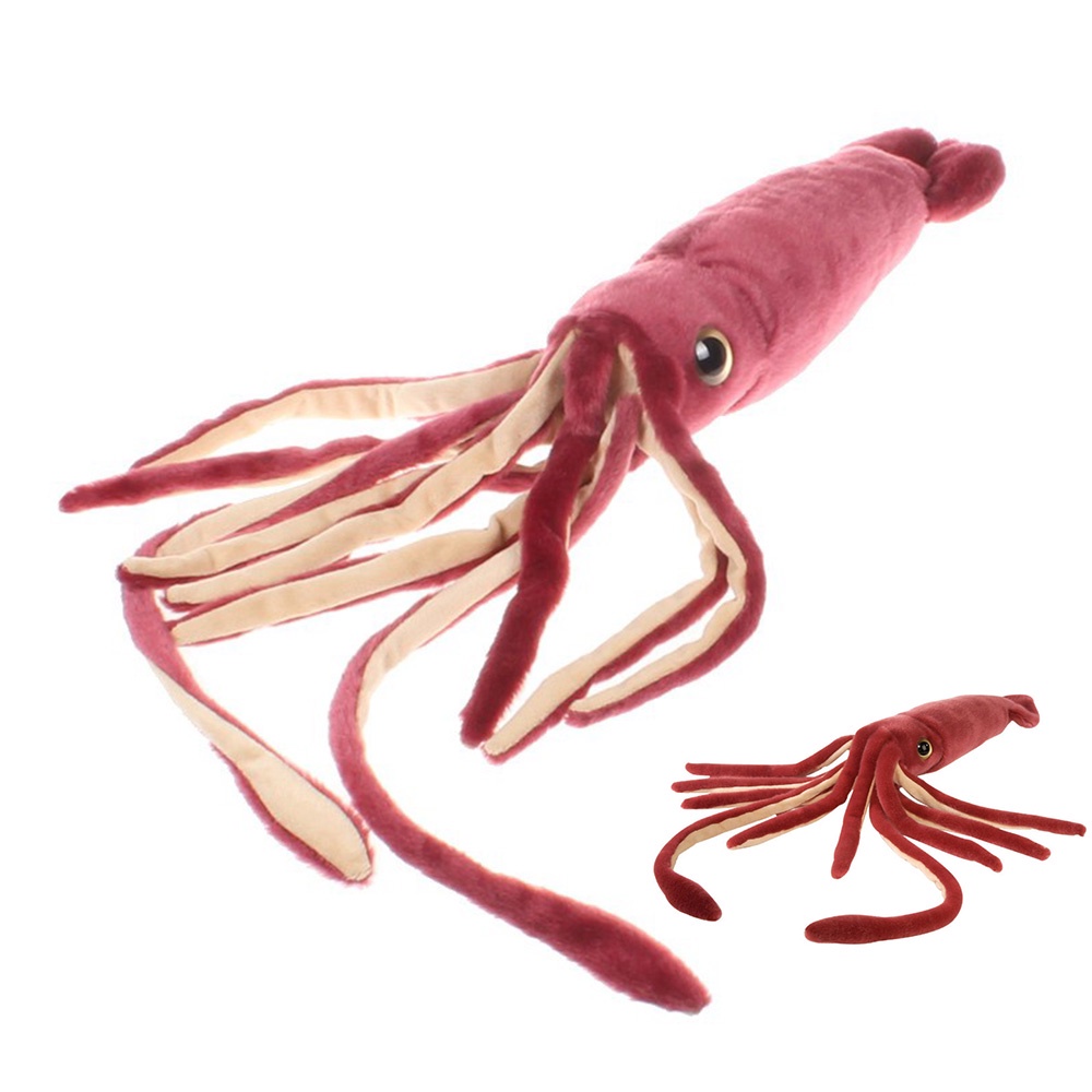 GIANT SQUID SOFT TEDDY BEAR TOY WILD REPUBLIC CUDDLEKINS 50cm PLUSH