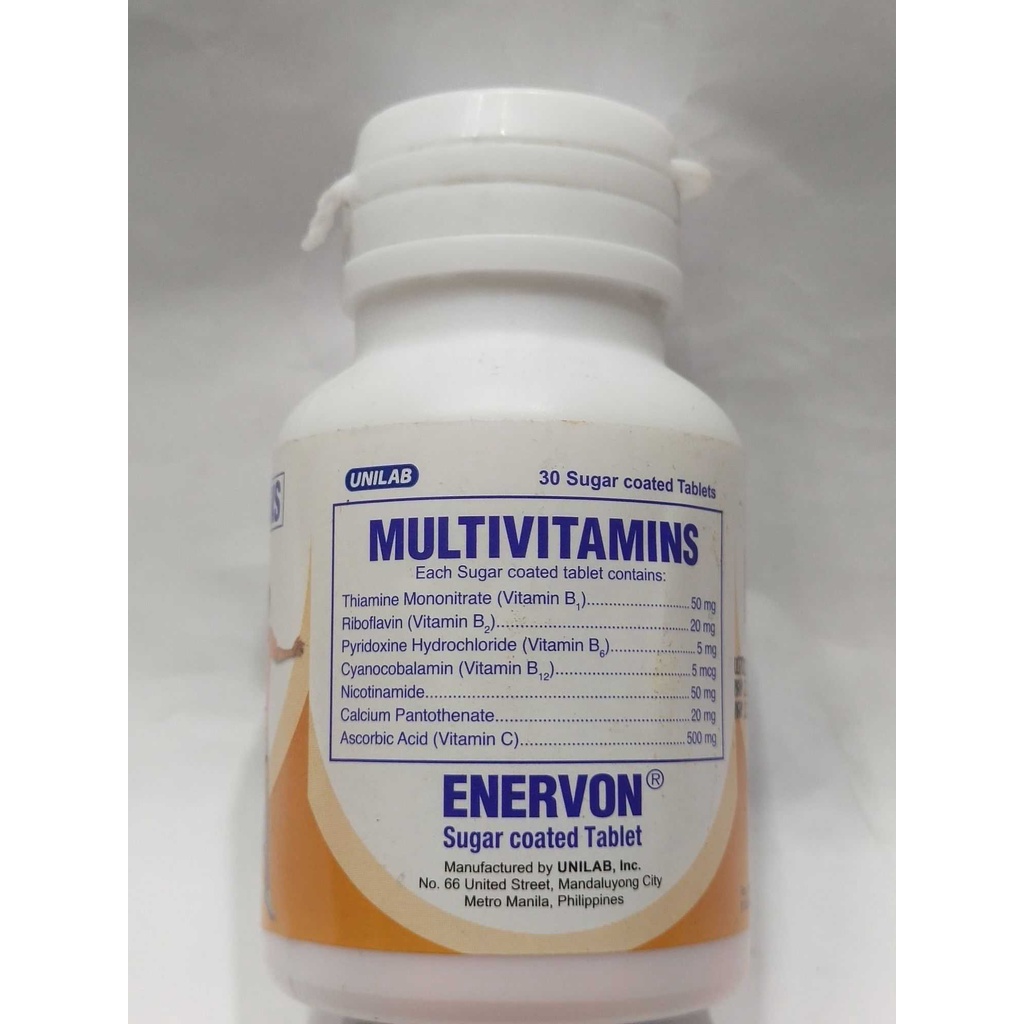 Enervon Multivitamins Sugar Coated Tablet 30 sugar coated Tablets Sale