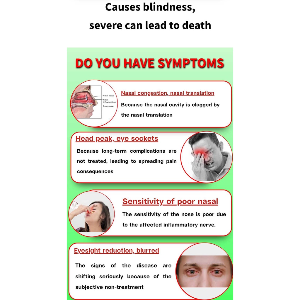 Sinusitis Spray Treatment For Sinusitis Rhinitis Allergic Shopee Philippines