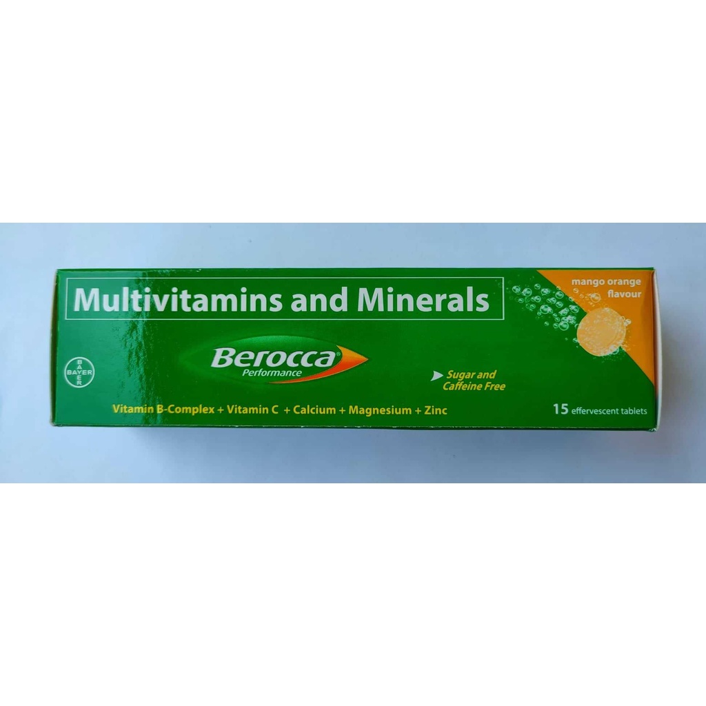BEROCCA Multivitamins and Minerals Vitamin Vitamin C calcium