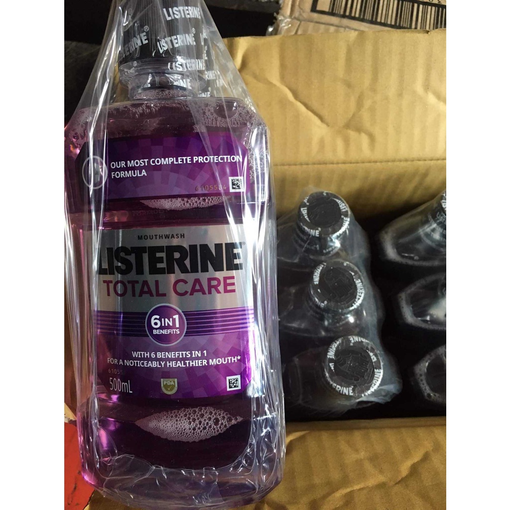 Listerine Total Care 6in1 Benefits Mouthwash 500 mL Shopee Philippines