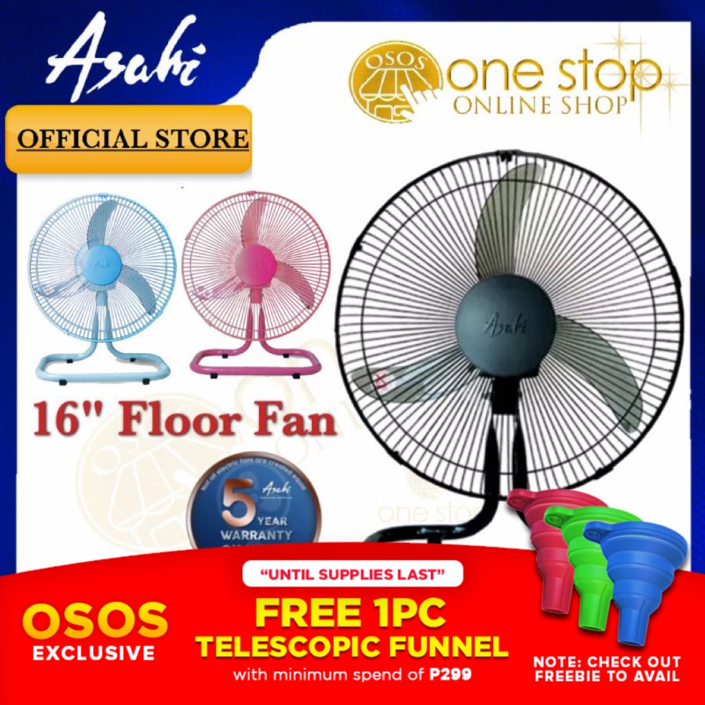 Asahi Original 16 inch Super Power Floor Fan Electric Fan PF620 PF