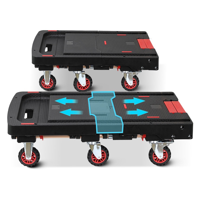 Transform Hand Truck Folding Portable Flatbed Trolley Utility Dolly ...