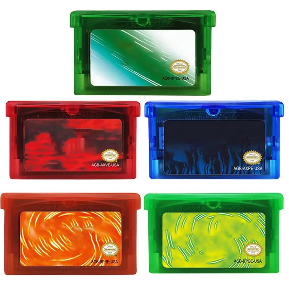 5 pz Game Cartridge Case Game Card Storage Box per GameBoy Advance GBA/GBA SP/GBM/NDS/NDSL con vite