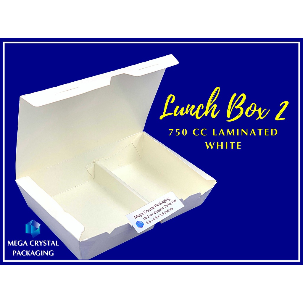 Trigem / Greenbox Meal Box Lunch Box - 2 w/ division 750cc Laminated ...