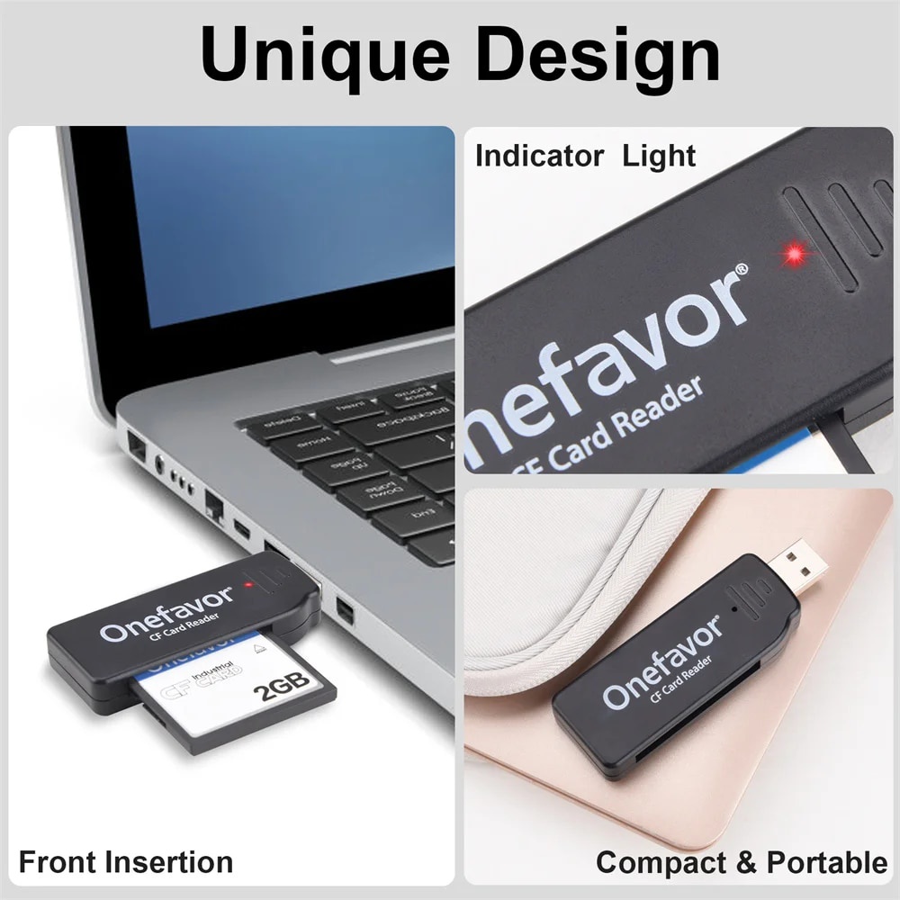 Universal High Speed CF Card Reader Compact Flash USB 2.0 for Machine ...