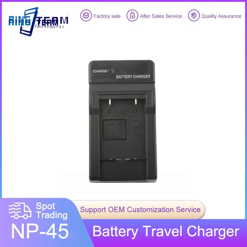 Digital Camera Travel Charger for Fuji NP45 NP45A Nikon ENEL10