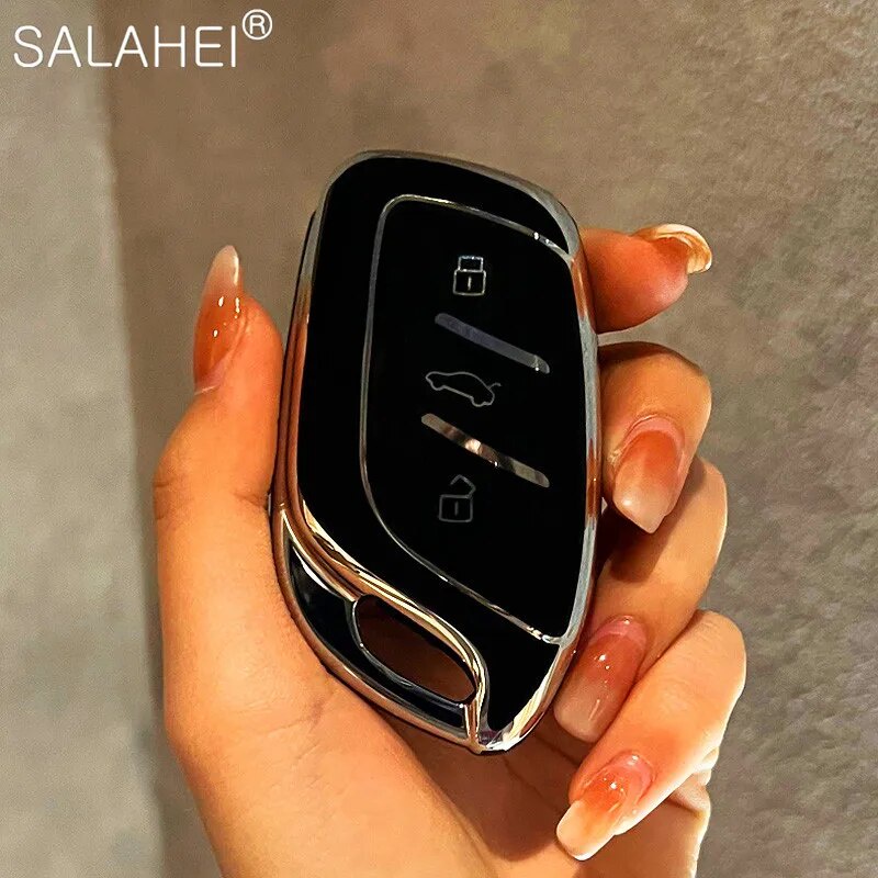TPU Car Key Case Cover Shell for Roewe RX5 I6 I5 RX3 RX8 ERX5 MG5 For ...