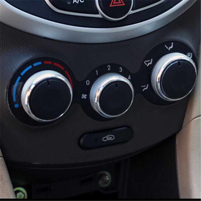 For Hyundai Verna Accent Car AC Switch Knob Aluminum Alloy Air