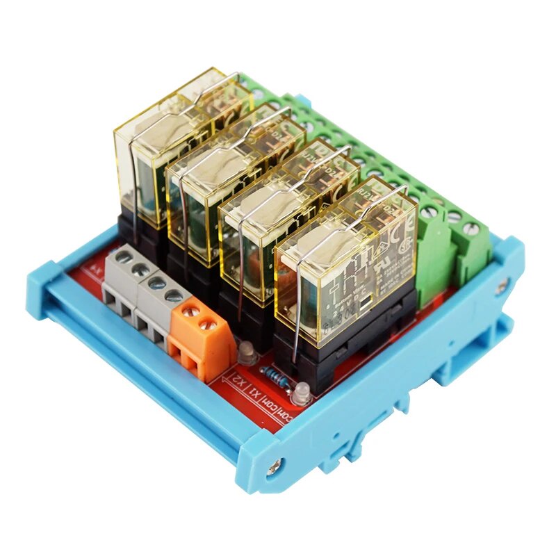 4 Channels 2NO 2NC Dual Group Relay Module 250VAC 8A 12V/24V ...