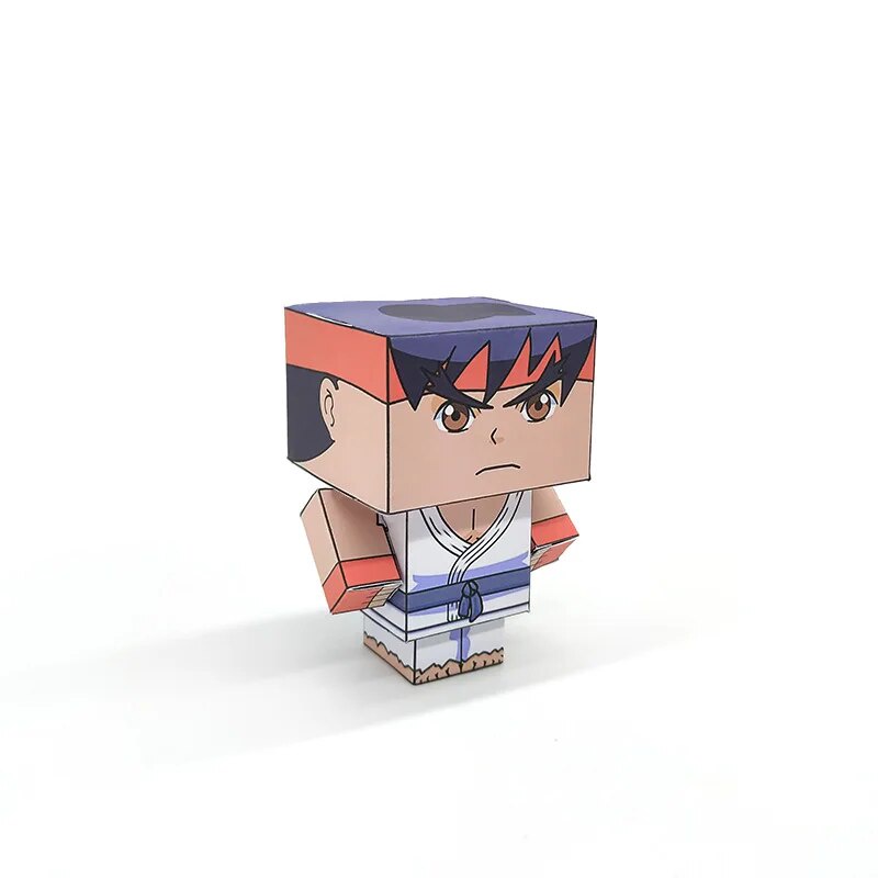 Noglue RYU Origami Handmade Mini Cute 3D Paper Model Papercraft Anime ...