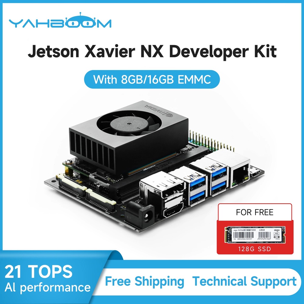 ☽Jetson Xavier NX Developer Kit 16G eMMC Version with Core Module ...