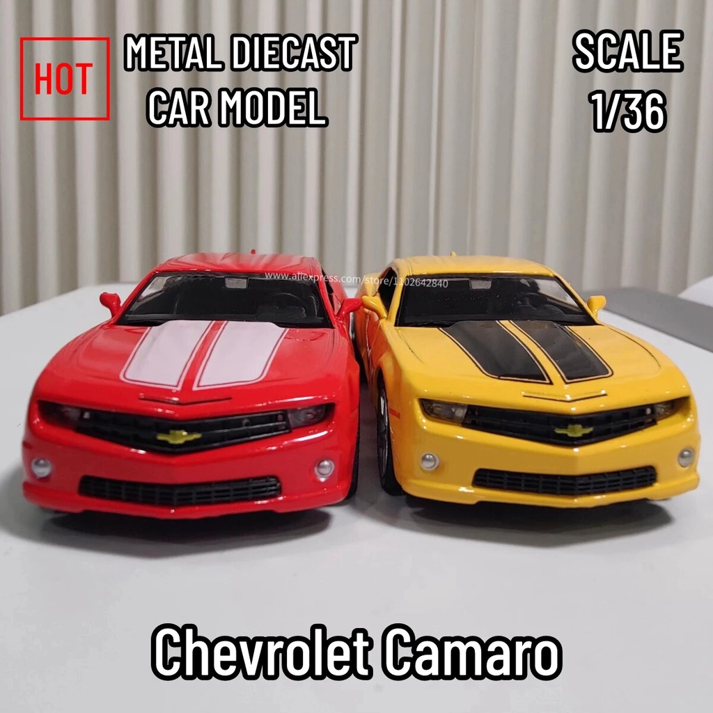 136 Car Model Replica Chevrolet Camaro Scale Metal Diecast Miniature ...