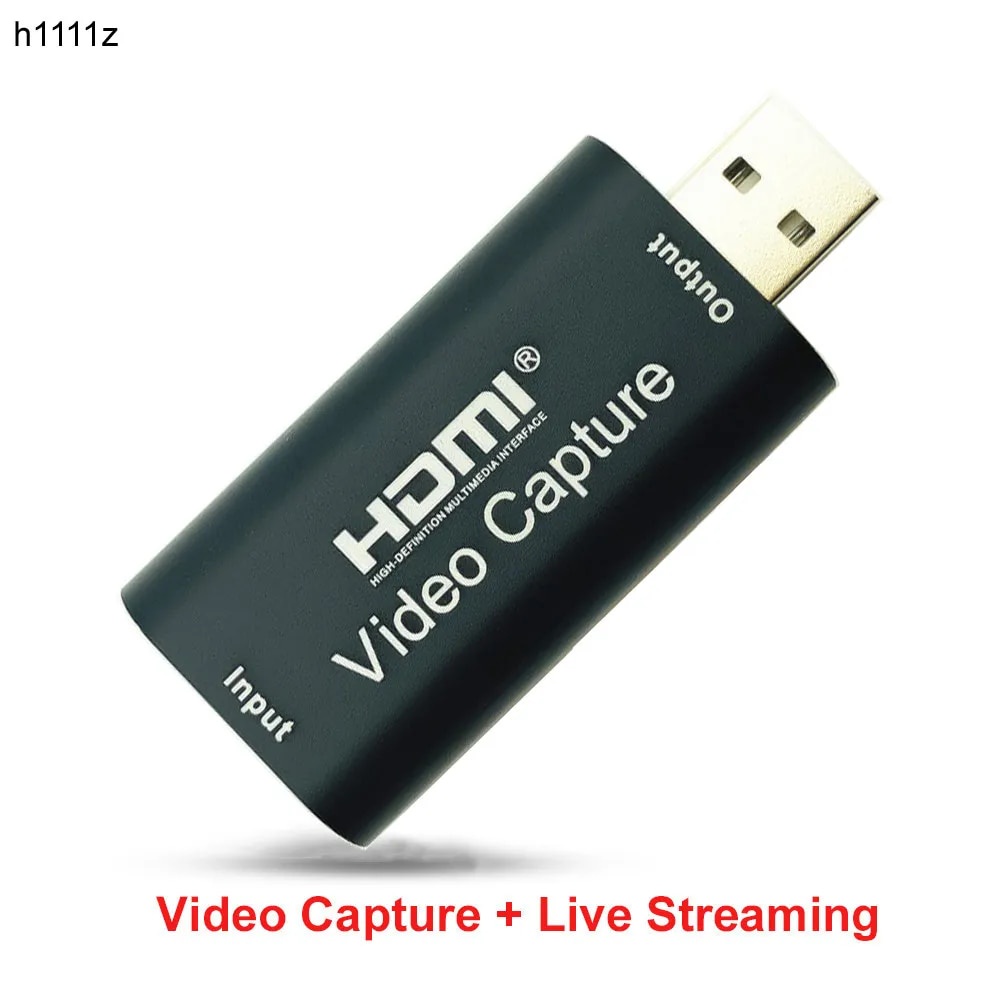 Mini HD 1080P HDMI To USB 2.0 Video Capture Card Game Recording Grabber ...