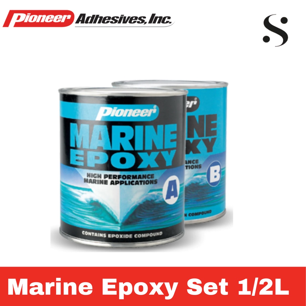 Pioneer Marine Epoxy A and B 1/2 PINT Shopee Philippines