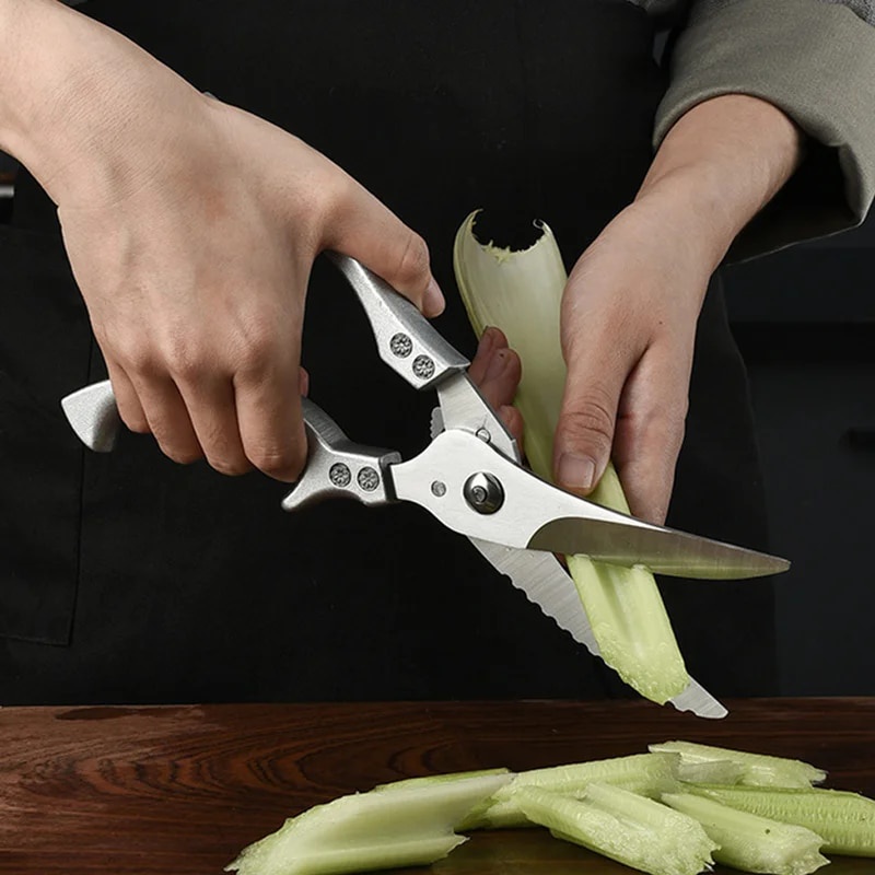 Kitchen Scissors Chicken Bone Shears Duck Fish Cutter 4Cr Stainless ...