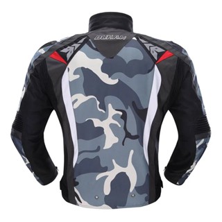 DUHAN Motorcycle Jacket Men Protective Gear Camouflage Cold-proof ...