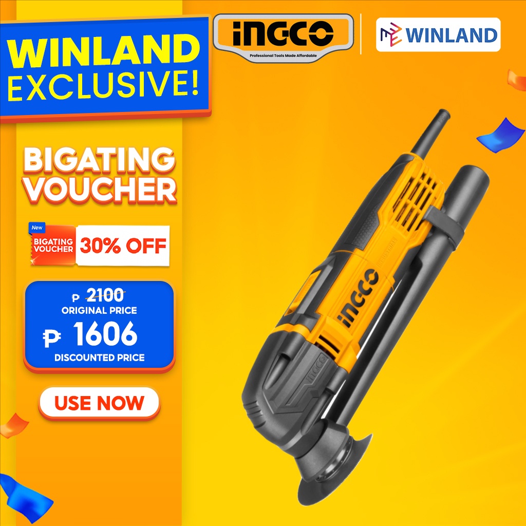 [5874]INGCO by Winland Multi function Oscillating Saw Electric Trimmer