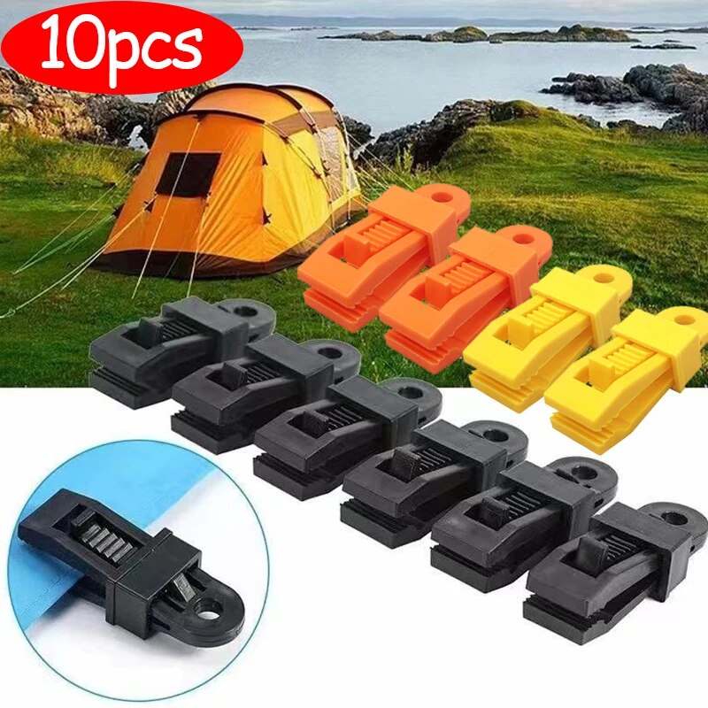 ♟Adjustable Heavy Duty Lock Grip for Tarp Shade Cloth Reusable Clamp