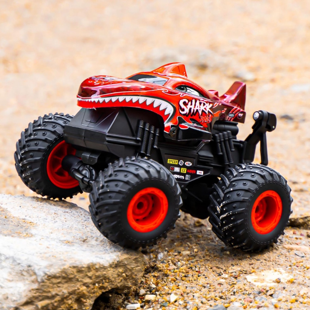 iBliver Remote Control Monster Trucks for Boys, 1:20 RC Shark Monster