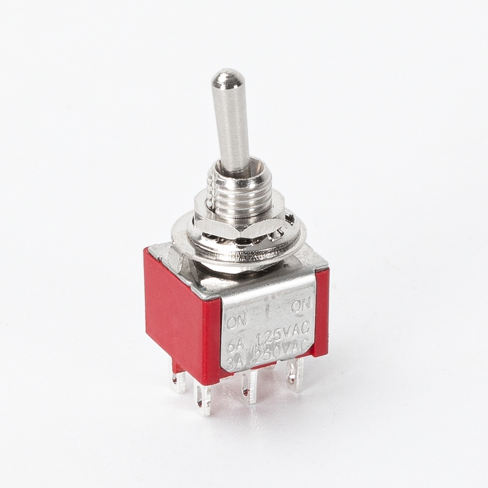Universal Guitar Electric 3A 250VAC 2position Two Way 4Pin Red Latching ...