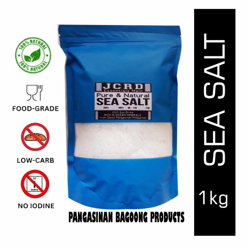 Natural Rock Salt ( FoodGrade / NonIodized/ NoIodine ) 1kilo from