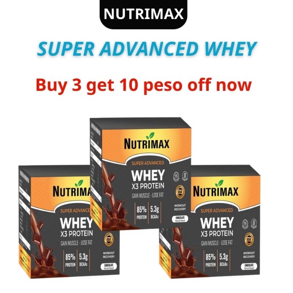 Nutrimax Super Advanced Whey Original X3 Protein 100 Whey Protein