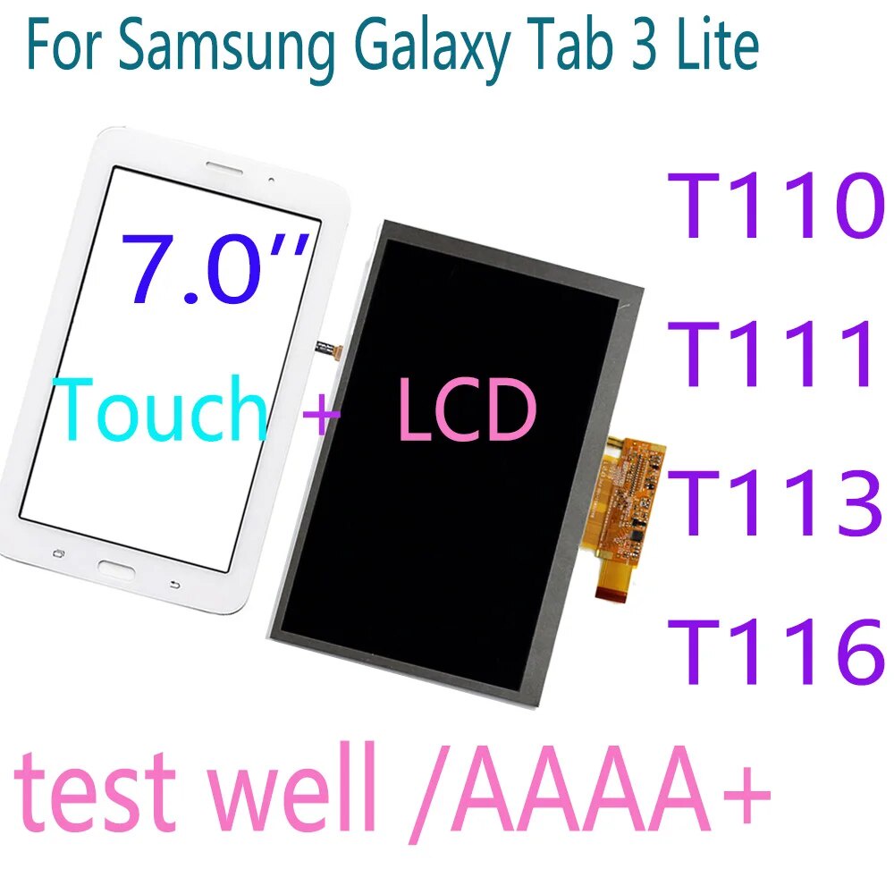 7’’ LCD Touch For Samsung Galaxy Tab 3 Lite SMT110 T111 T113 T116