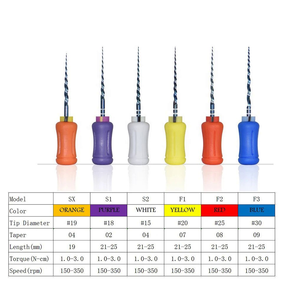 Newly launched Newly launched 6Pcs/Pack Dental NiTi Hand Use Heat