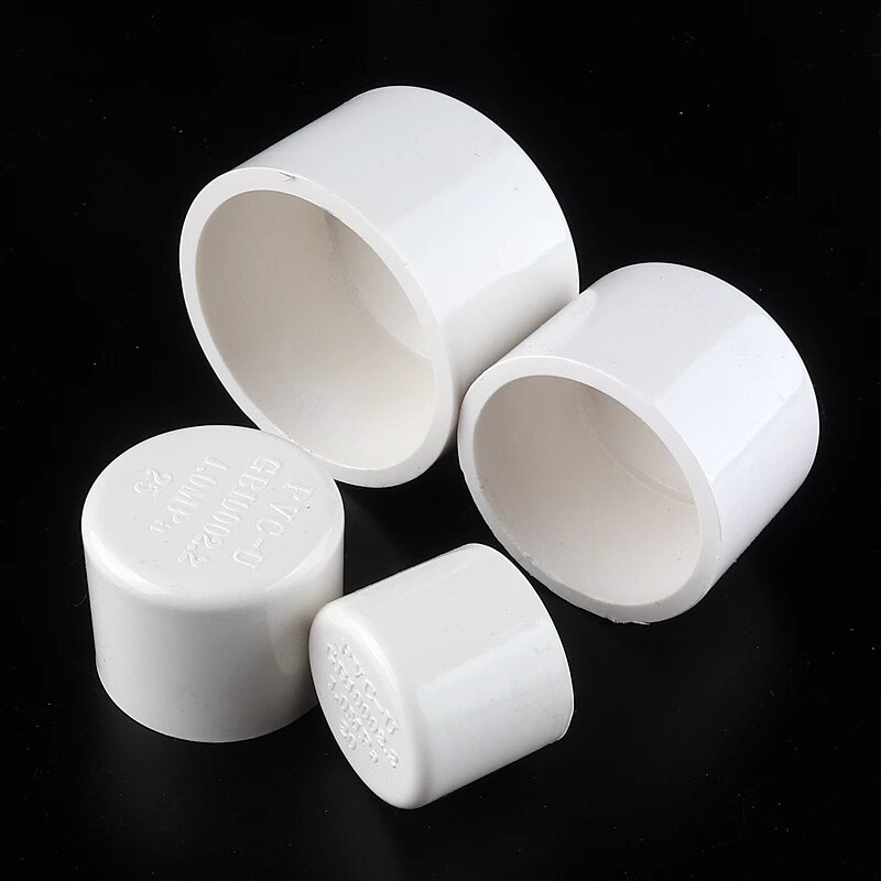 07L 1Pc 125 160 200mm I.D PVC Water Supply Pipe End Plug Connector ...