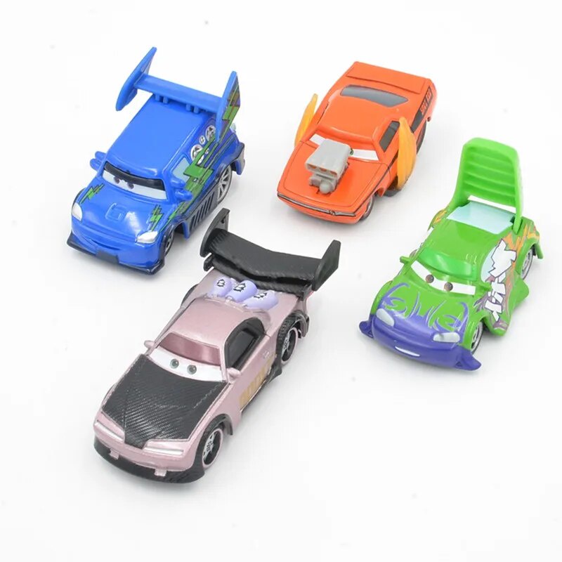 05G Disney Pixar Cars Lightning Mcqueen Hot Toys 4pcs/lot Snot Rod & DJ ...