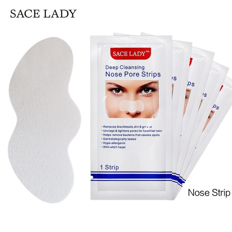 17H SACE LADY Blackhead Remover Mask Nasal Strips Black Head Nose Dot ...