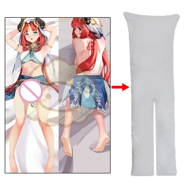 57e Genshin Nilou Split Legs Dakimakura Sex Body Pillowcase Anime Body Pillow Onahole Dakimaku 9992