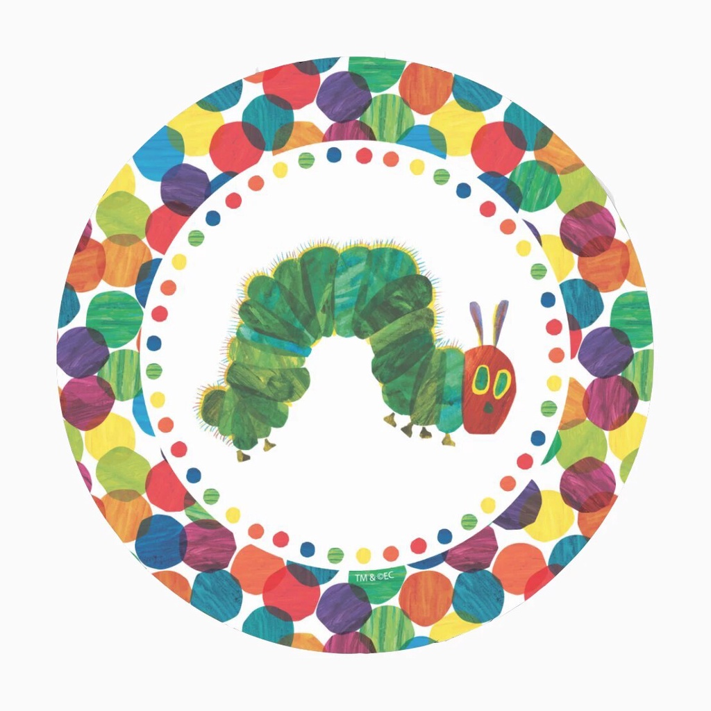 Custom The Very Hungry Caterpillar Birthday Favor Thank You Stickers ...