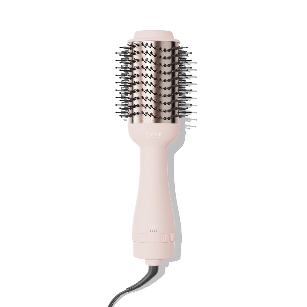 hot air volumizing styler with rotary switch and titanium brush